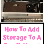 Brown fabric storage bin with