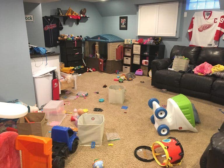 basement mess | My Real Life At Home