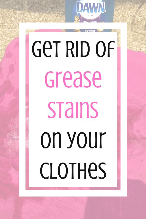 How To Get Rid Of Grease Stains On T Shirts